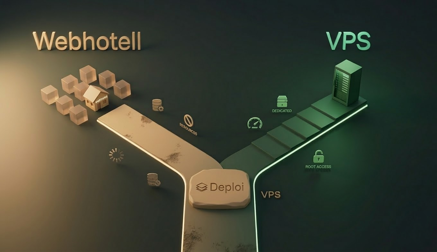 Fra webhotell til VPS – når er det riktig å bytte?